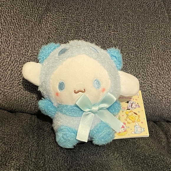 Cinnamoroll Plush x Panda Cosplay Costume Keychain - Picture 2 of 7